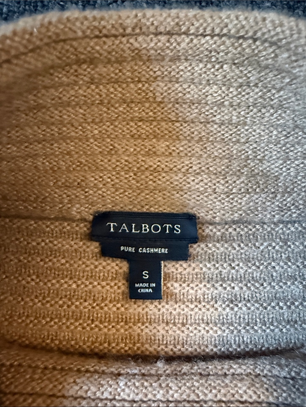 Talbots 100% Cashmere Ribbed Sweater Small - Picture 2 of 5